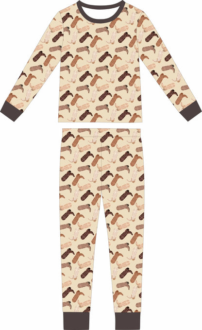(PREORDER MARCH) Bamboo Loungewear | Brown Boots