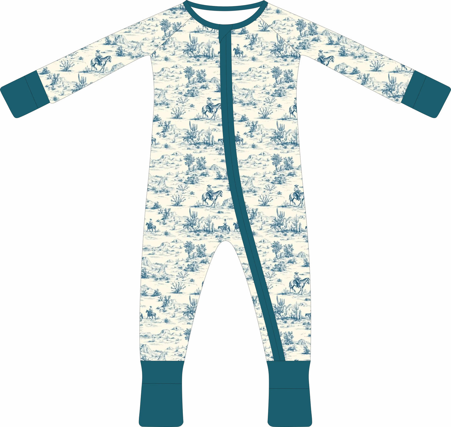 (PREORDER MARCH) Bamboo Loungewear | Toile Cowboy