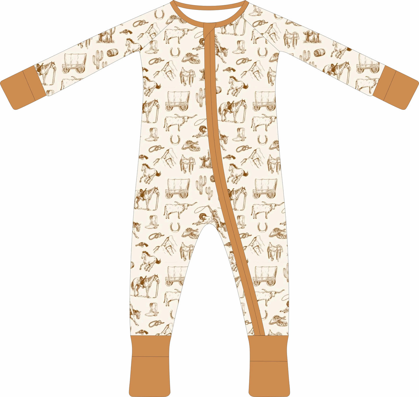 (PREORDER MARCH) Bamboo Loungewear | Camel Cowbaby