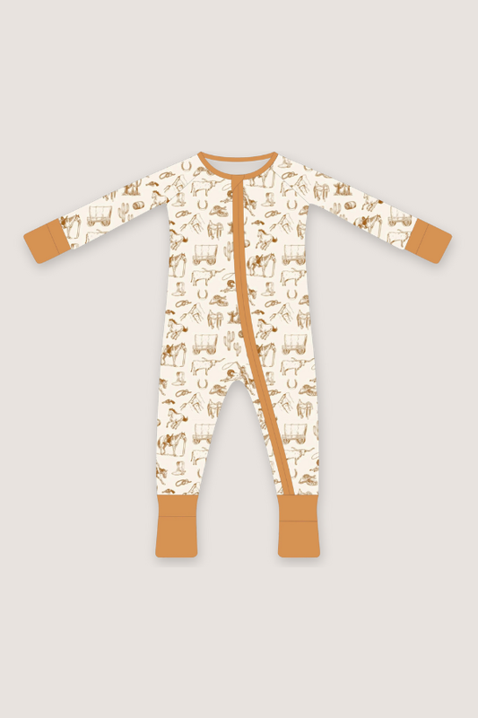 (PREORDER MARCH) Bamboo Loungewear | Camel Cowbaby